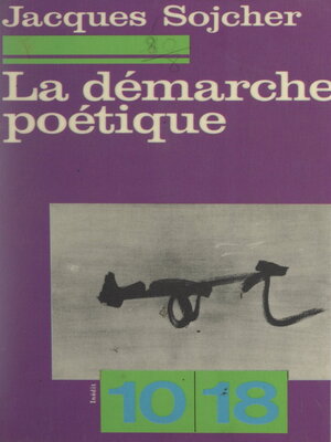 cover image of La démarche poétique